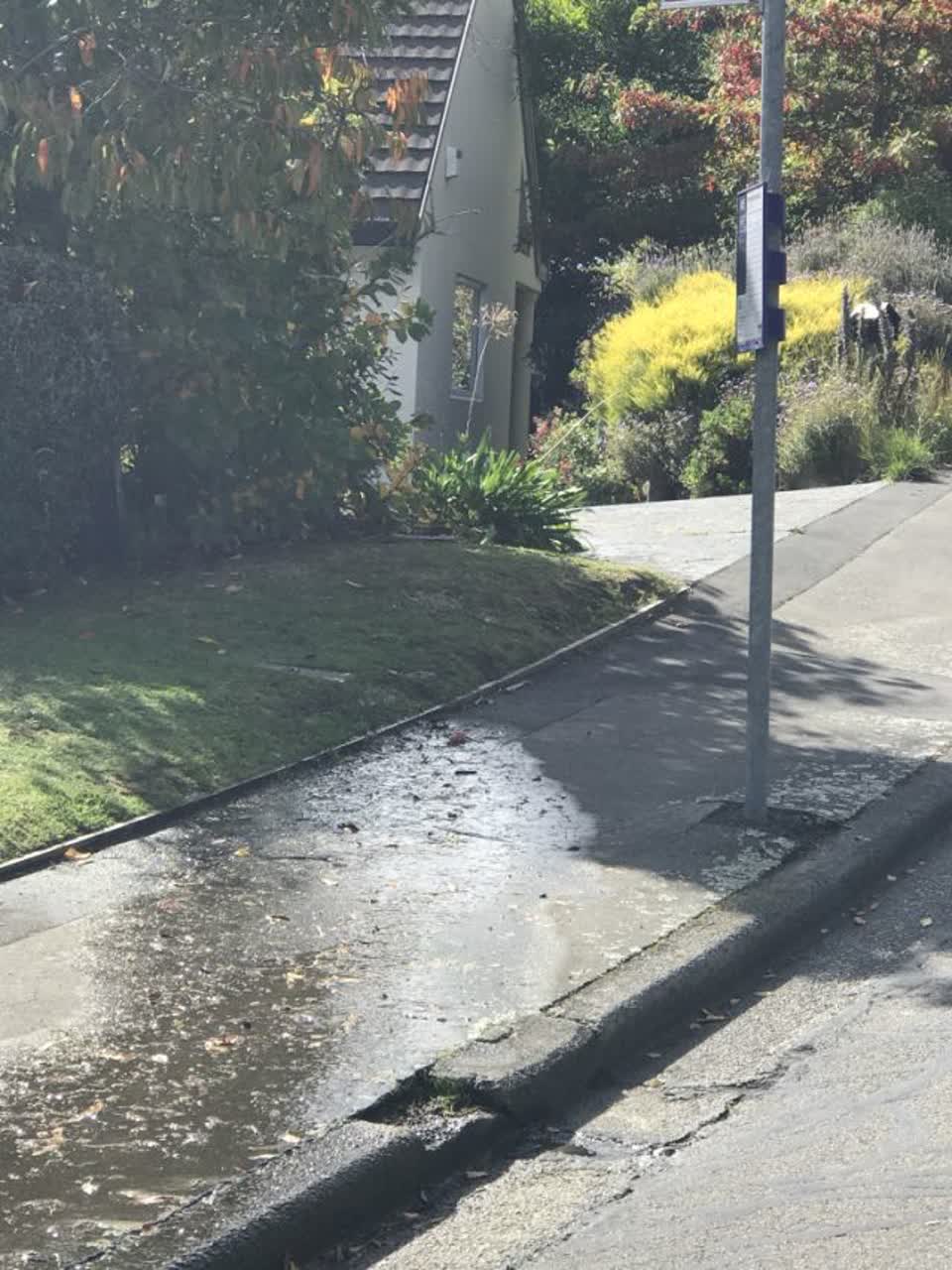 The photograph attached to this wastewater/stormwater report