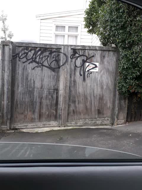 Graffiti, a report photo