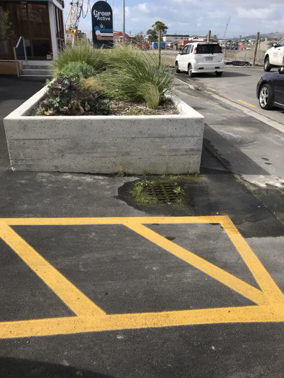The photograph attached to this wastewater/stormwater report