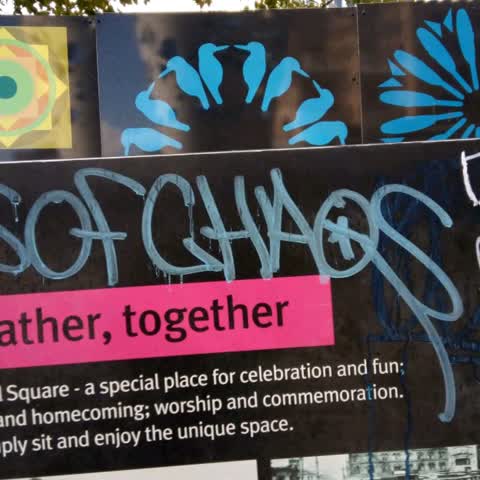 Graffiti, a report photo