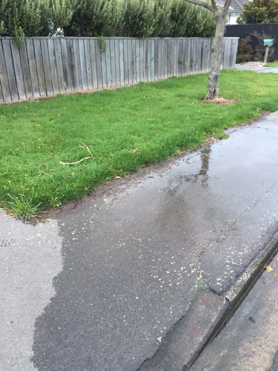 The photograph attached to this water supply report