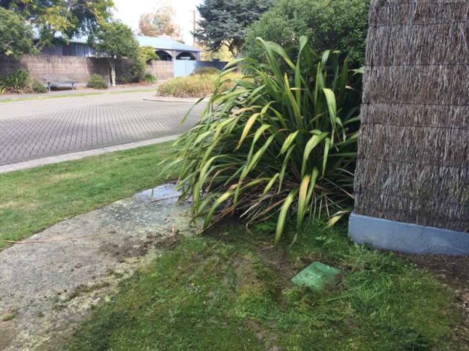 The photograph attached to this water supply report
