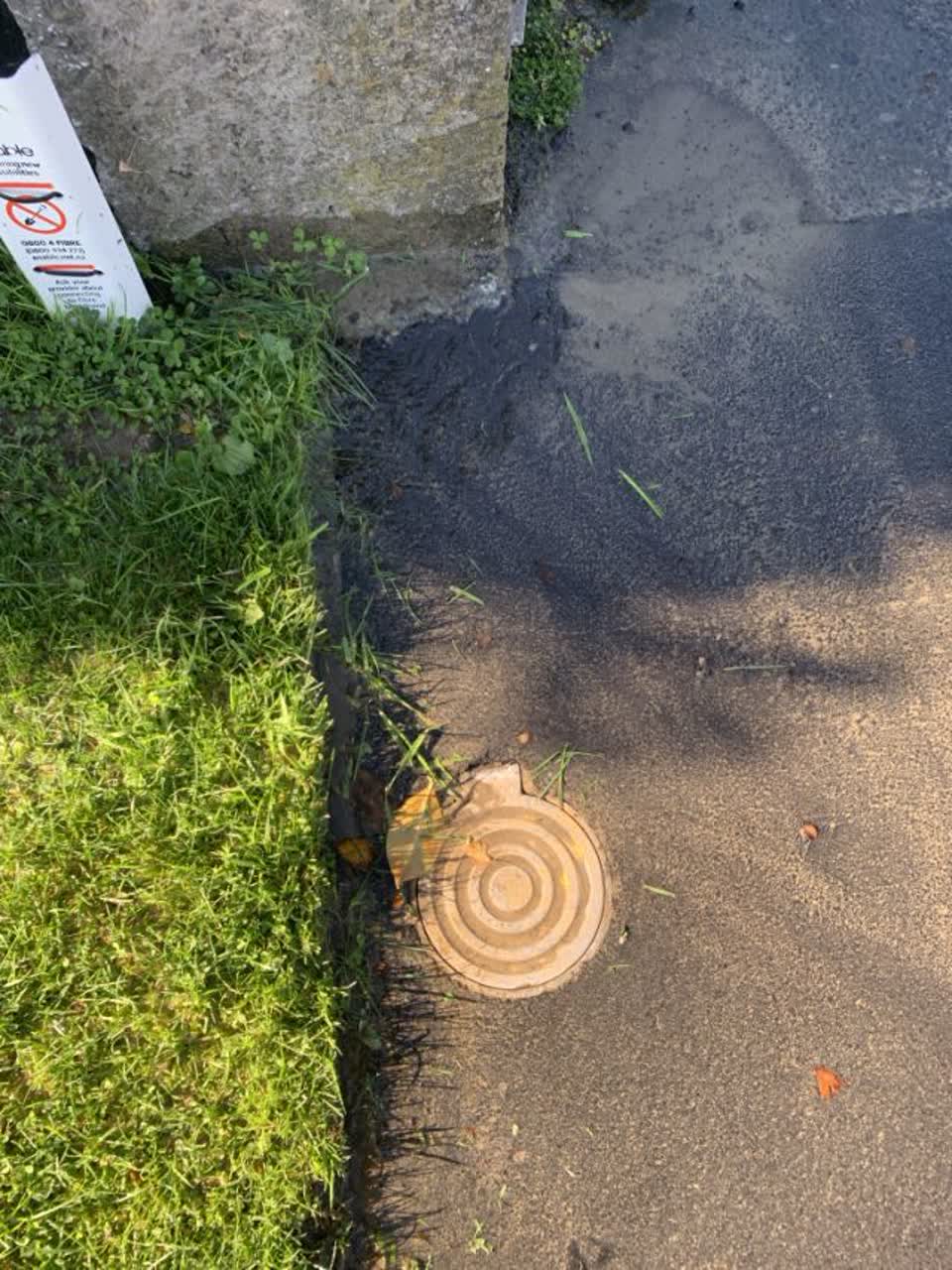 The photograph attached to this wastewater/stormwater report