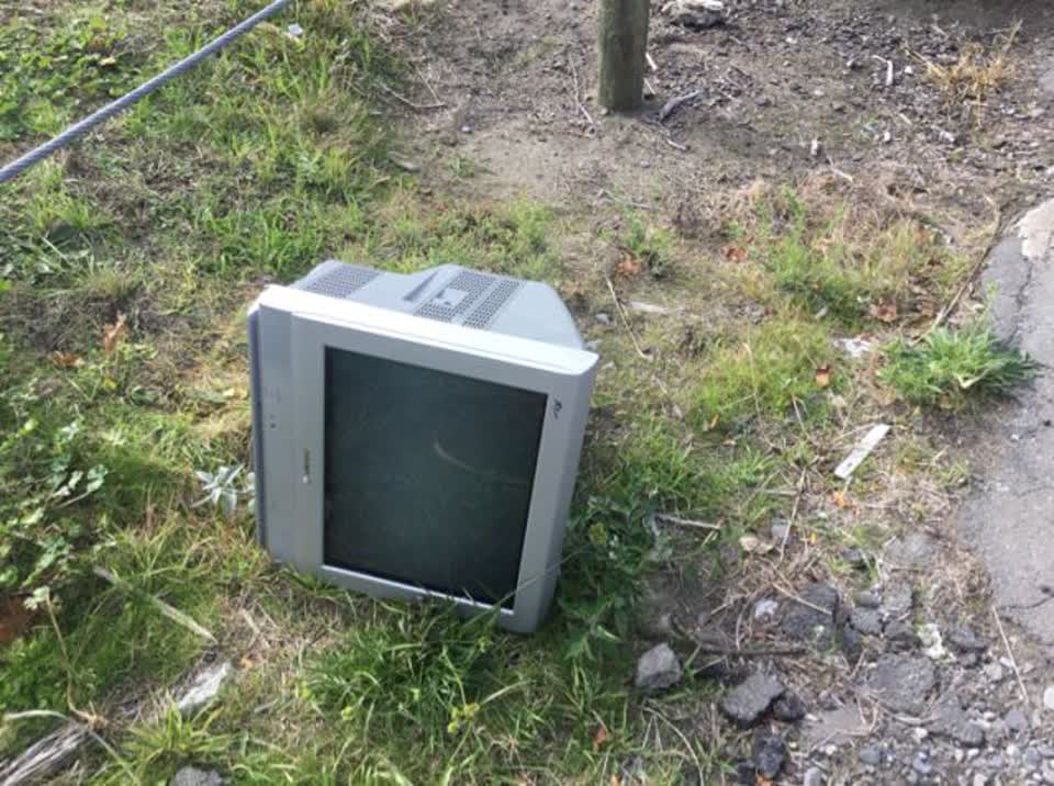 The photograph attached to this rubbish/recycling report