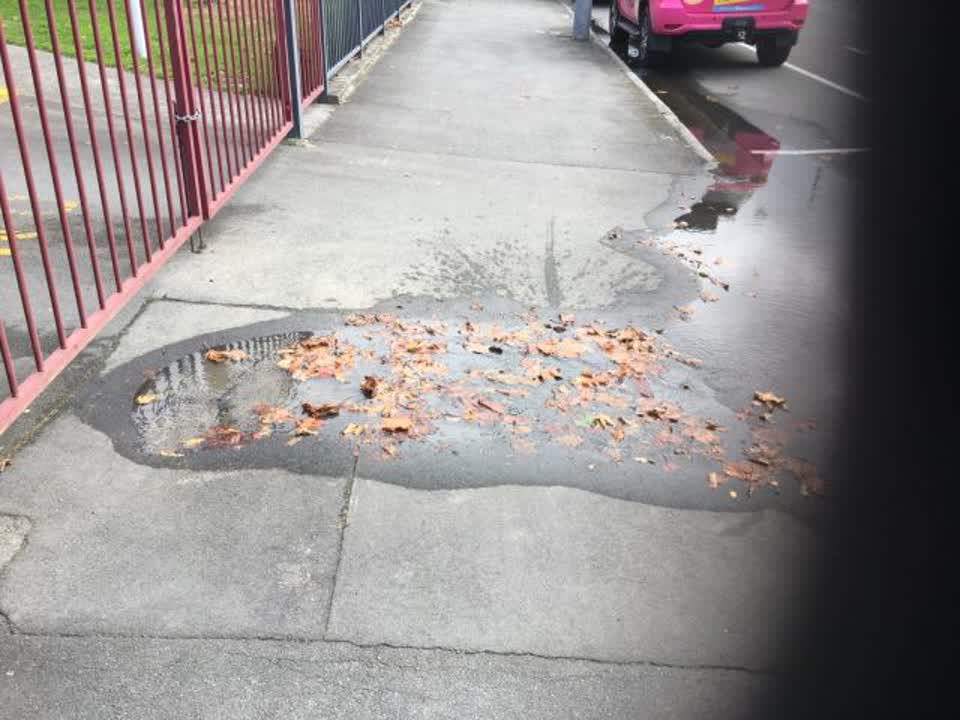 The photograph attached to this water supply report