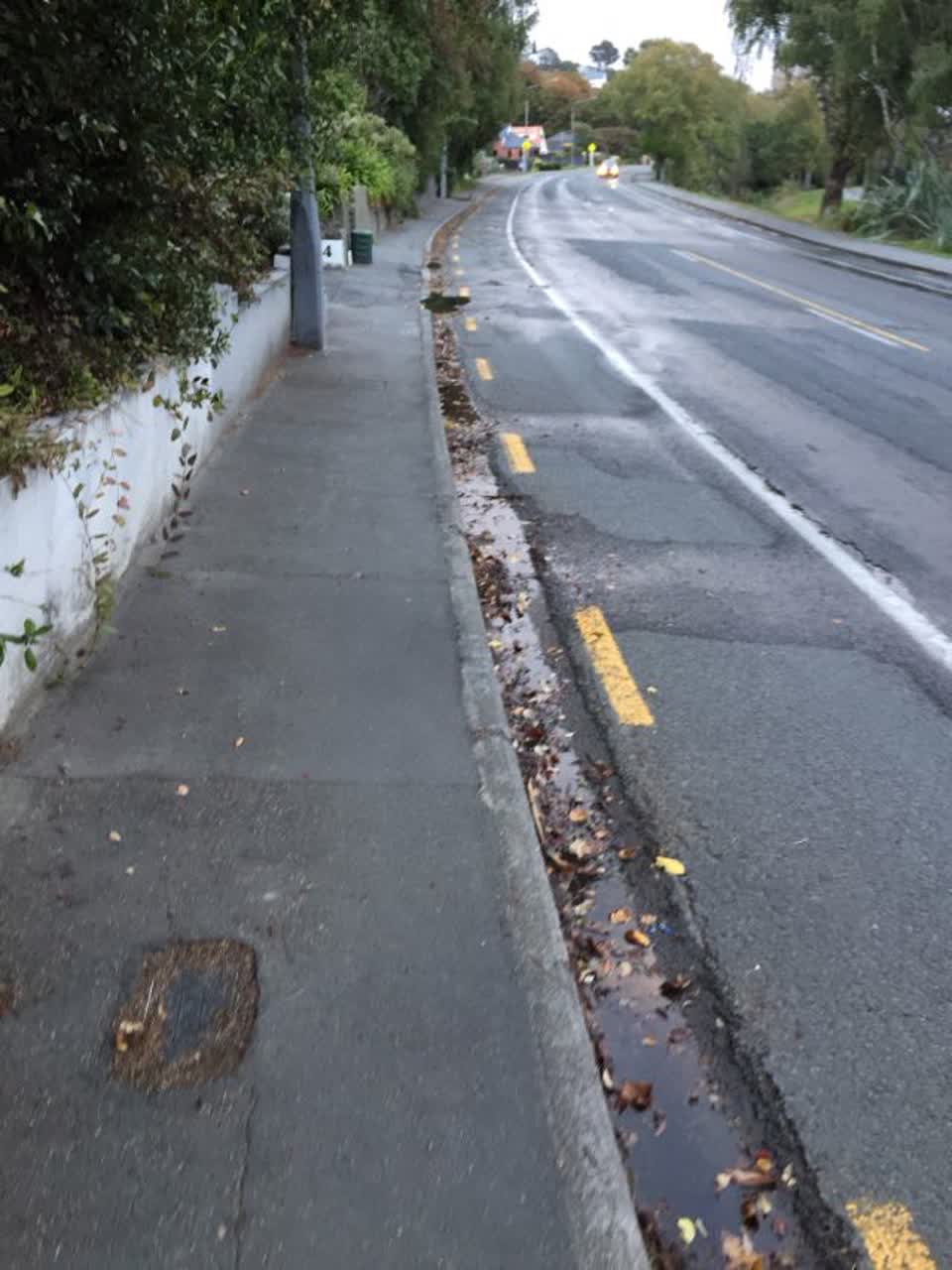 The photograph attached to this wastewater/stormwater report