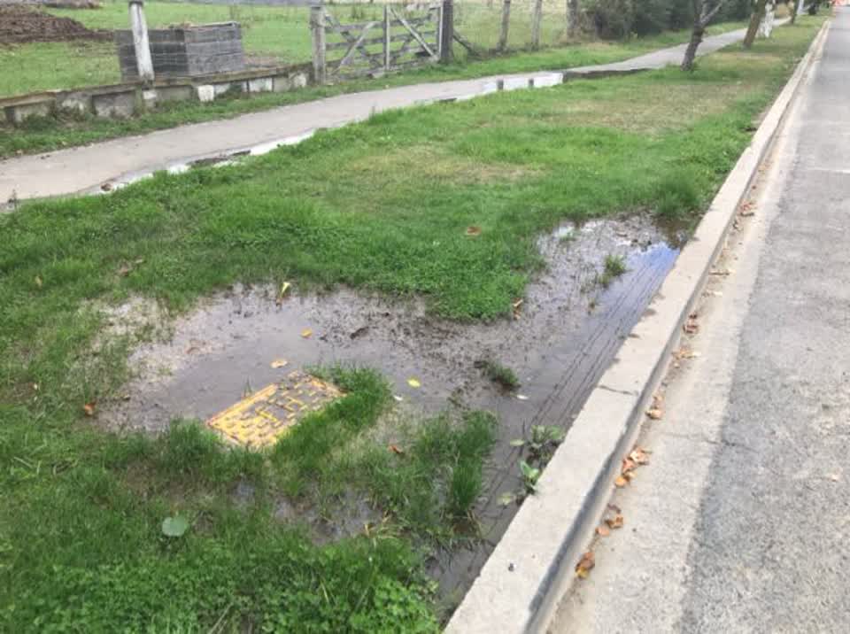 The photograph attached to this water supply report