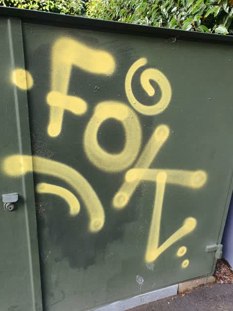 Graffiti, a report photo