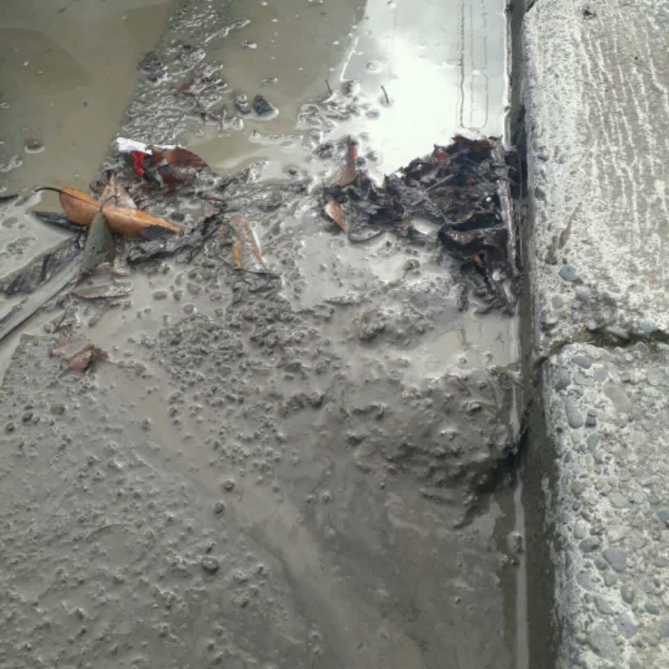 The photograph attached to this wastewater/stormwater report