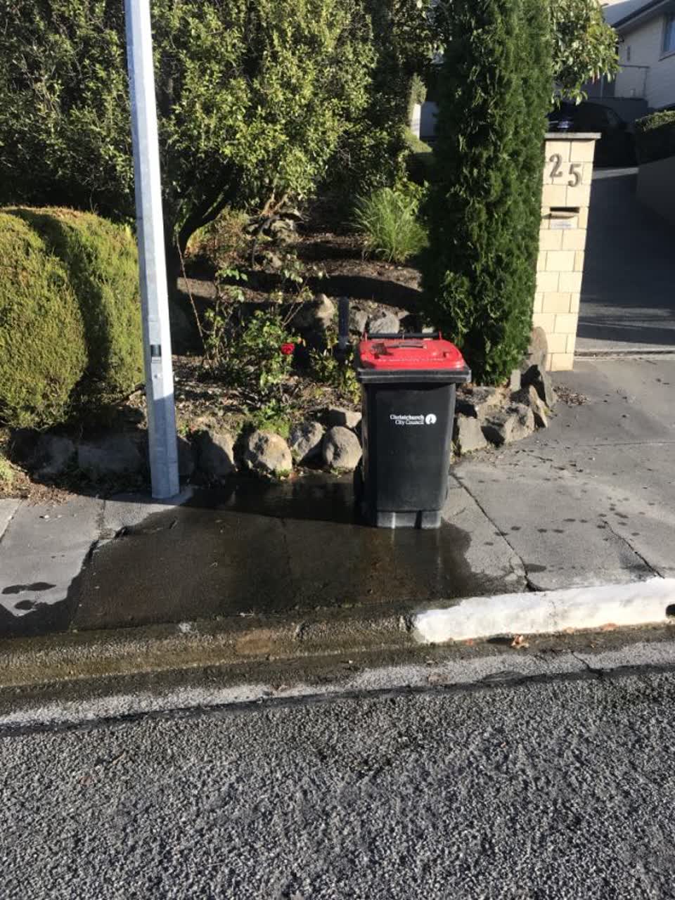 The photograph attached to this water supply report