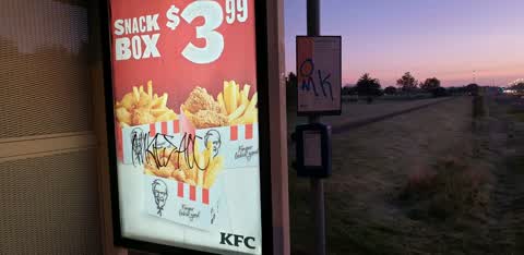 Graffiti, a report photo