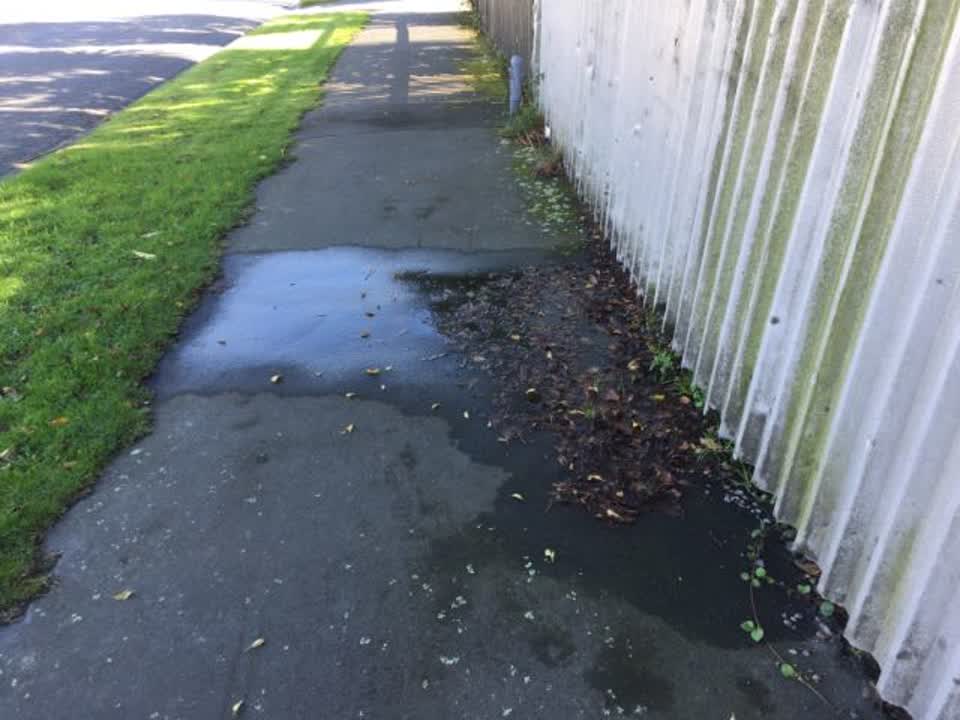 The photograph attached to this water supply report