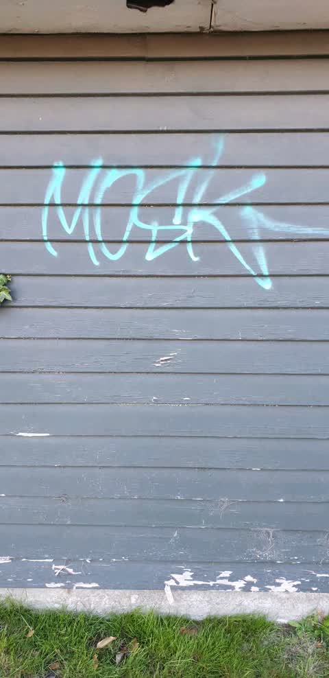 Graffiti, a report photo