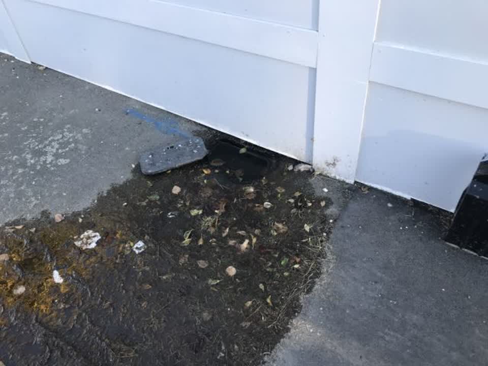 The photograph attached to this water supply report