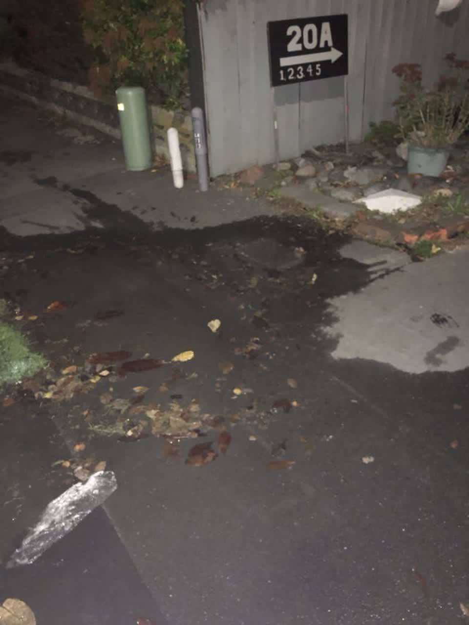 The photograph attached to this water supply report