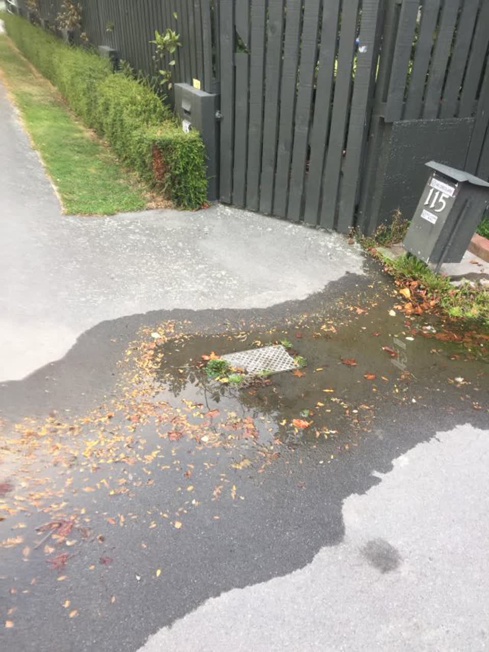 The photograph attached to this water supply report