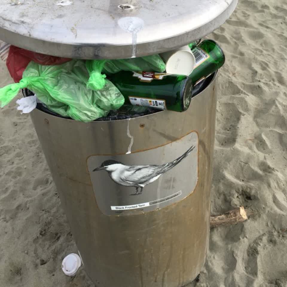 The photograph attached to this rubbish/recycling report