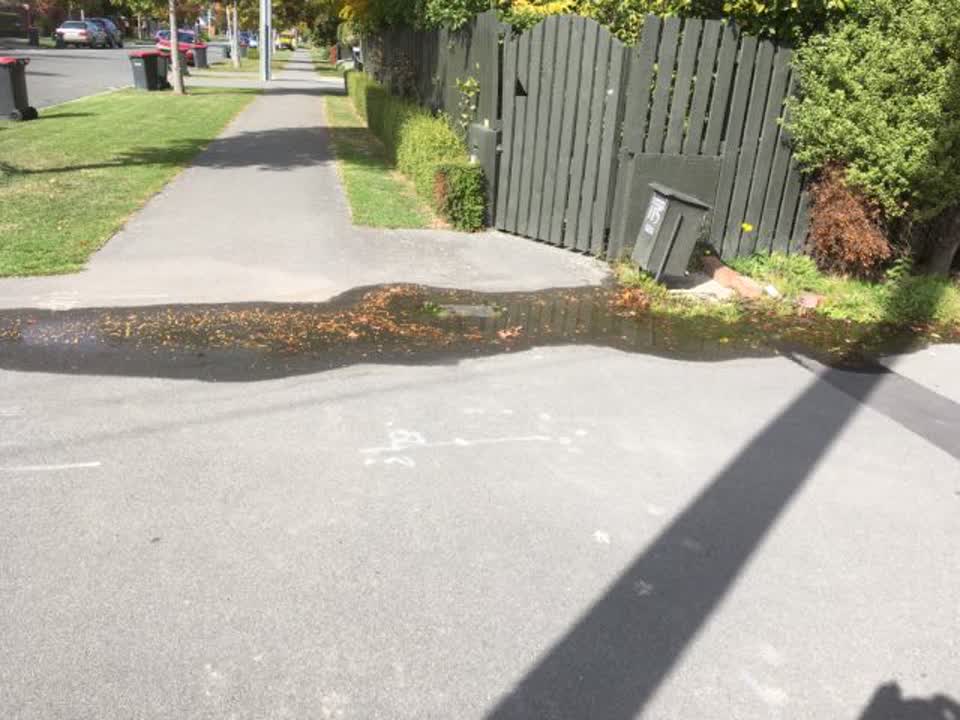 The photograph attached to this water supply report