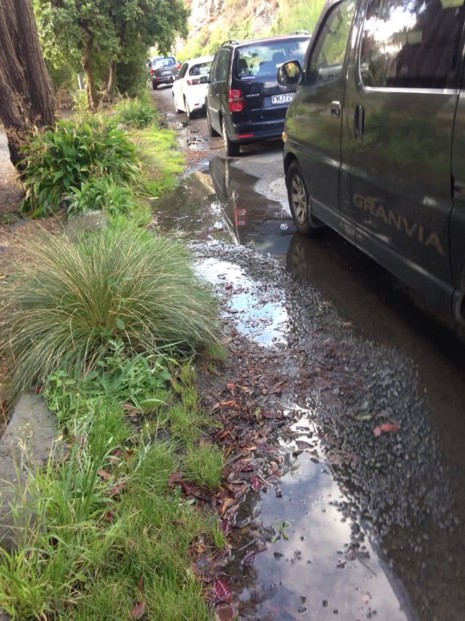 The photograph attached to this wastewater/stormwater report