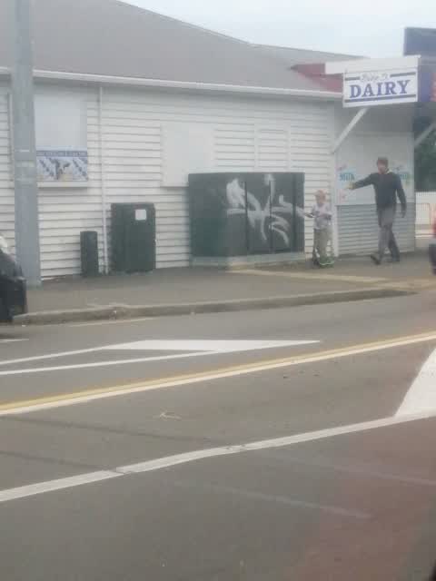Graffiti, a report photo