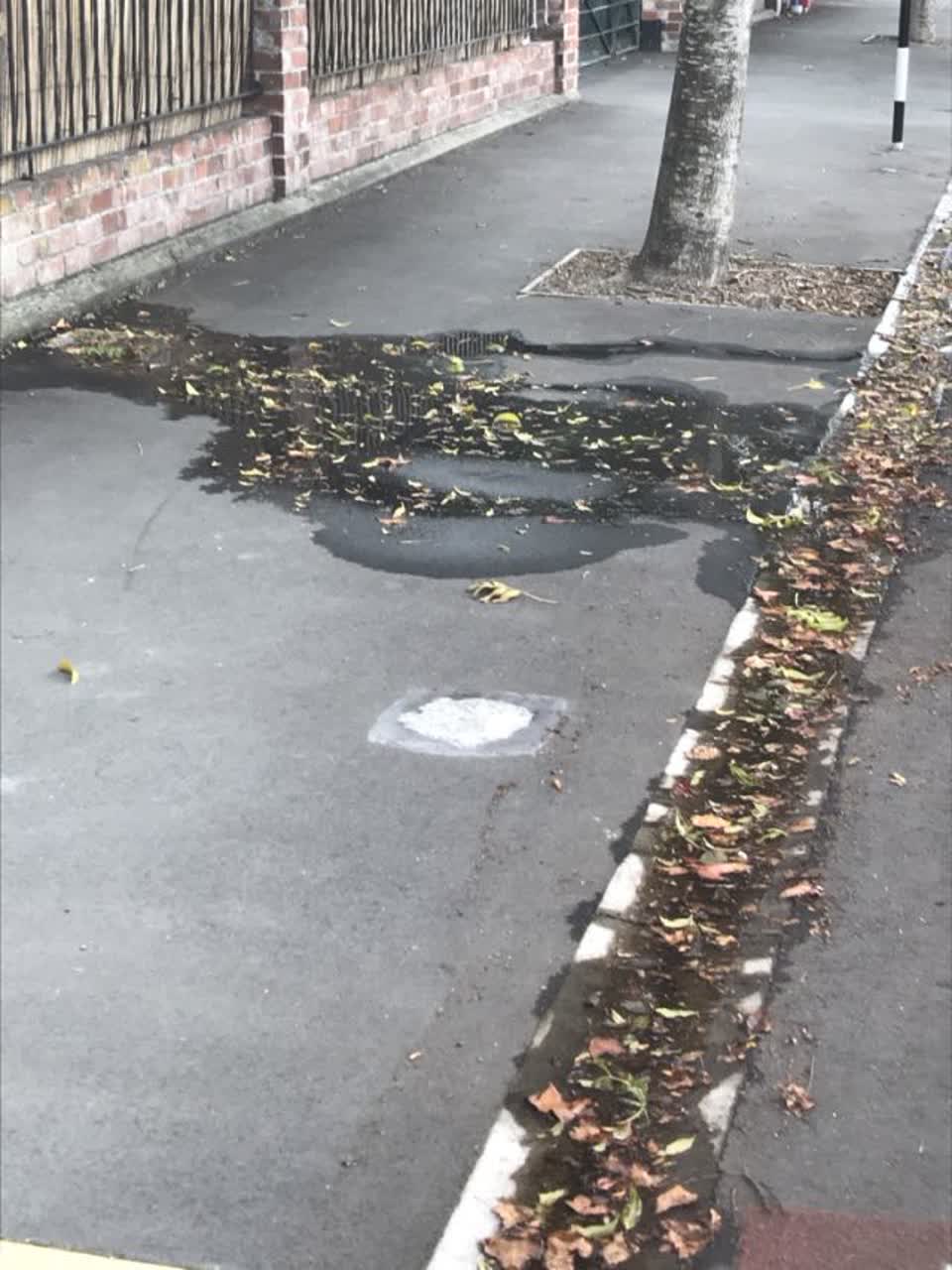 The photograph attached to this water supply report