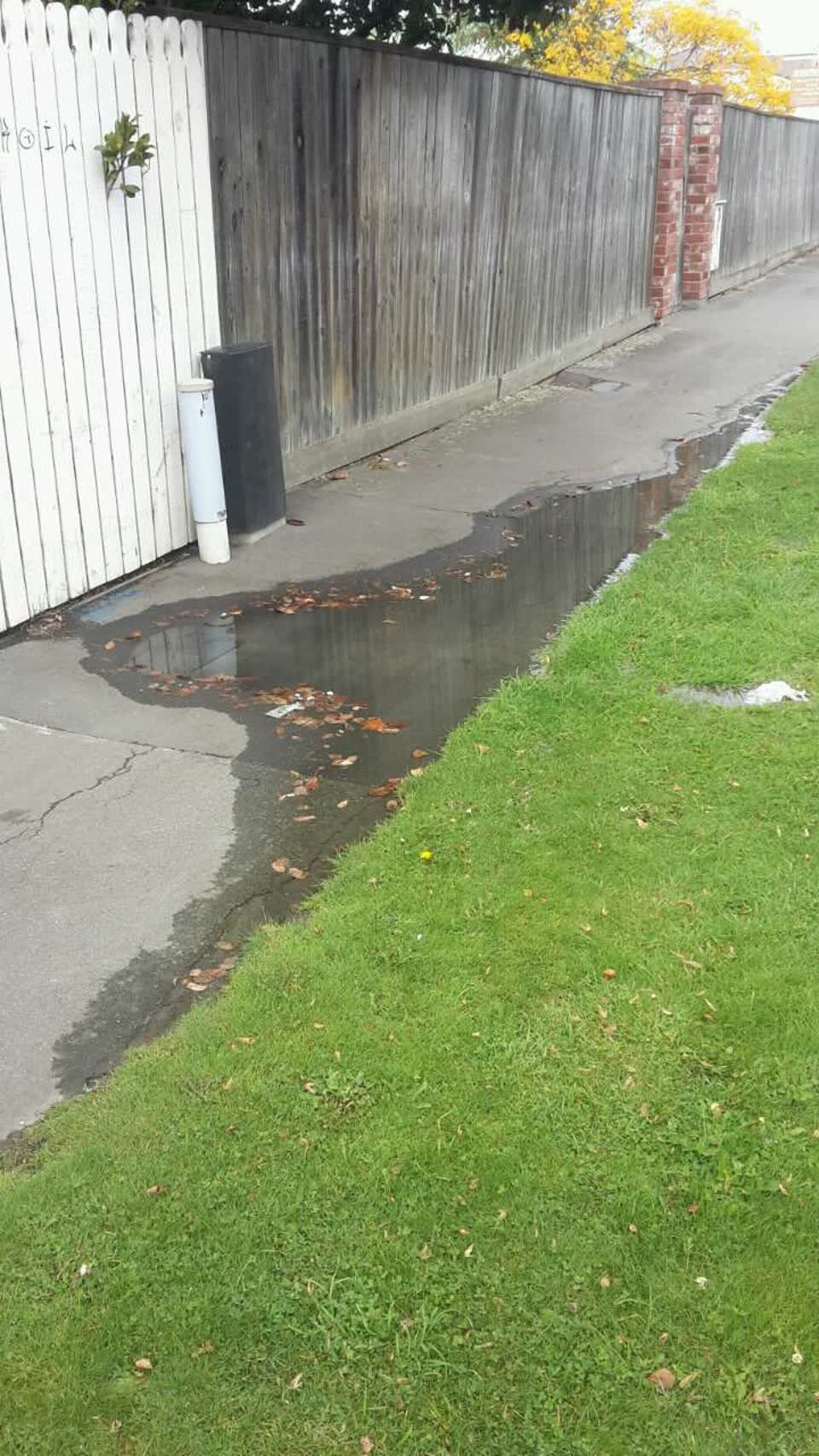 The photograph attached to this water supply report