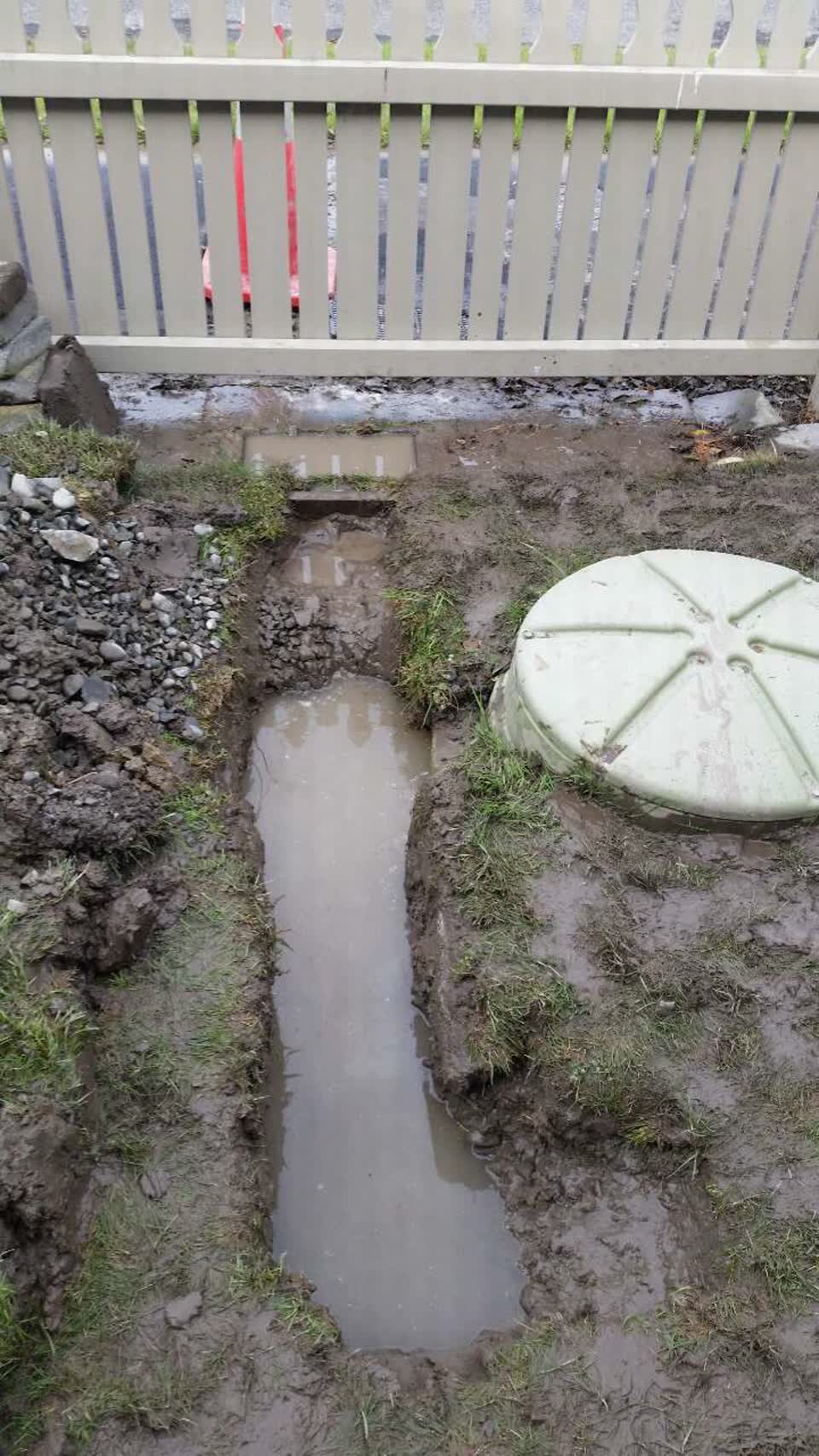 The photograph attached to this water supply report