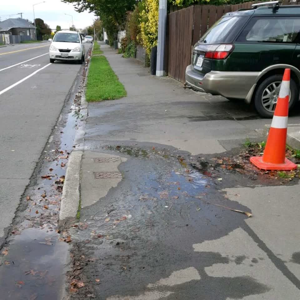 The photograph attached to this water supply report