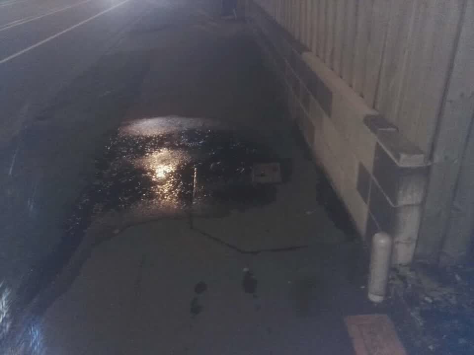 The photograph attached to this water supply report