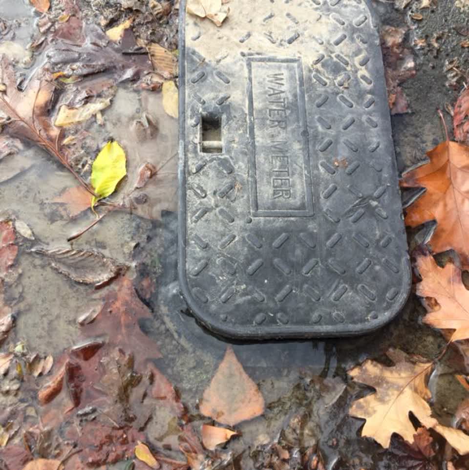 The photograph attached to this flooding report