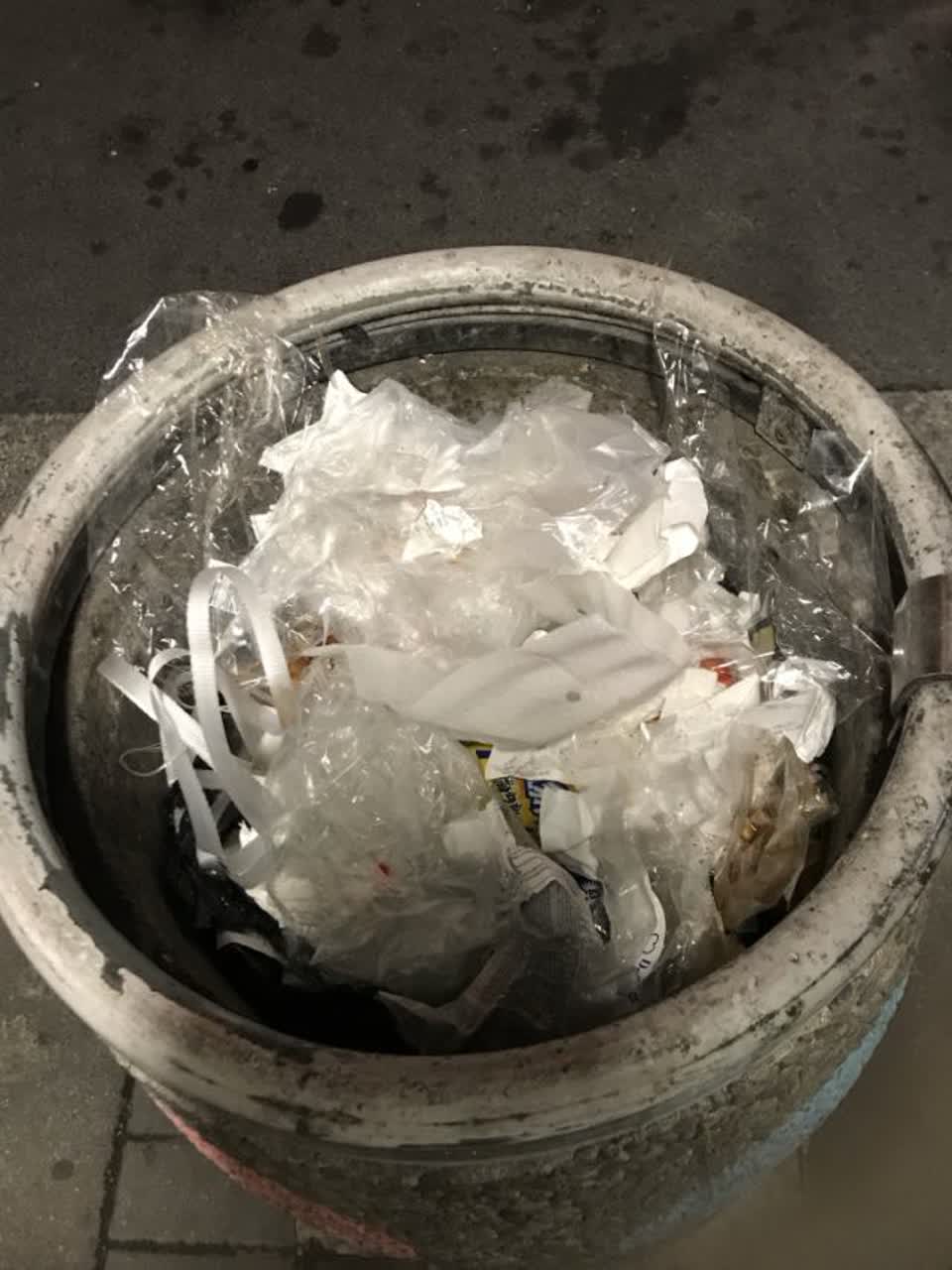 The photograph attached to this rubbish/recycling report