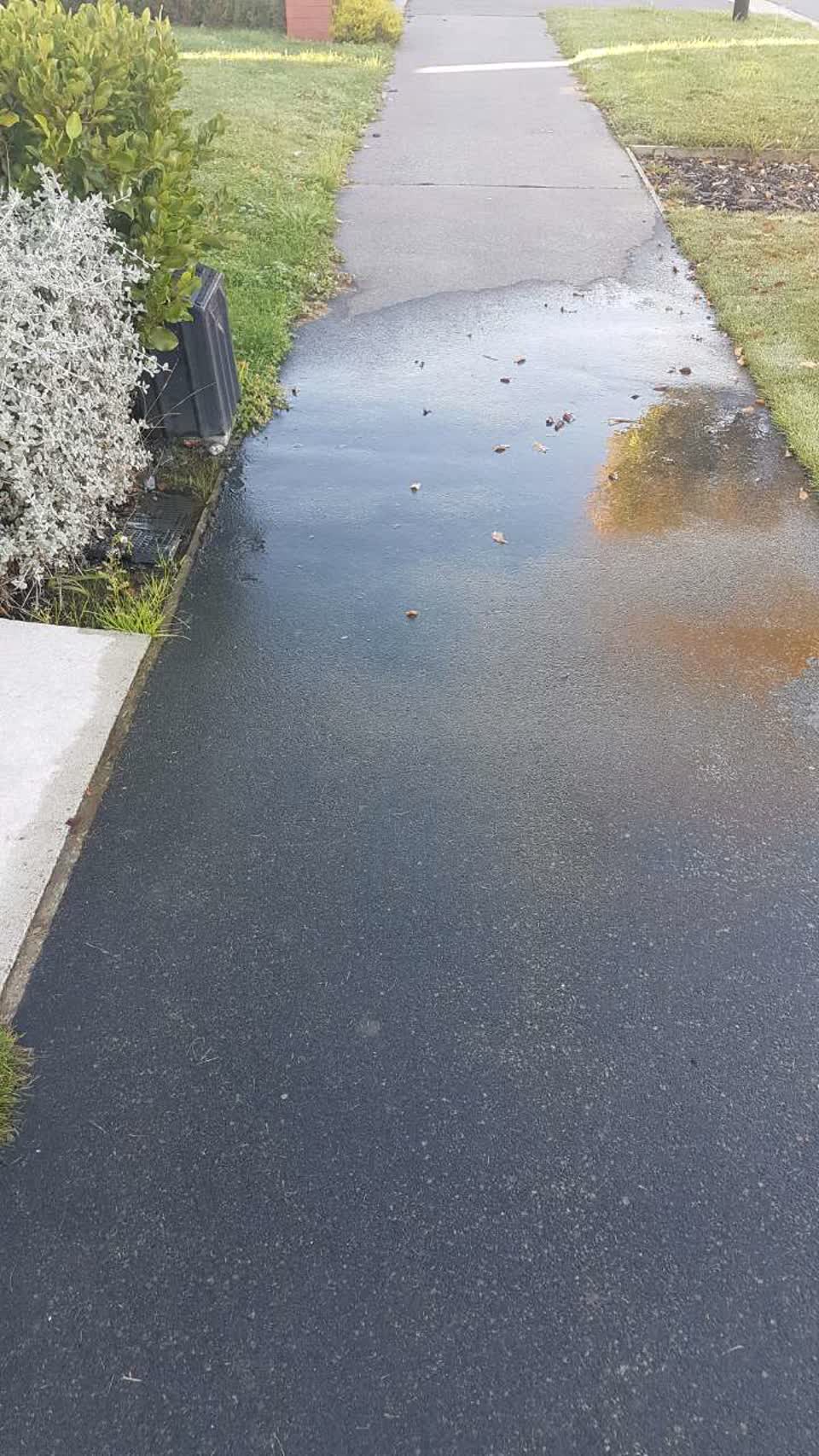 The photograph attached to this water supply report