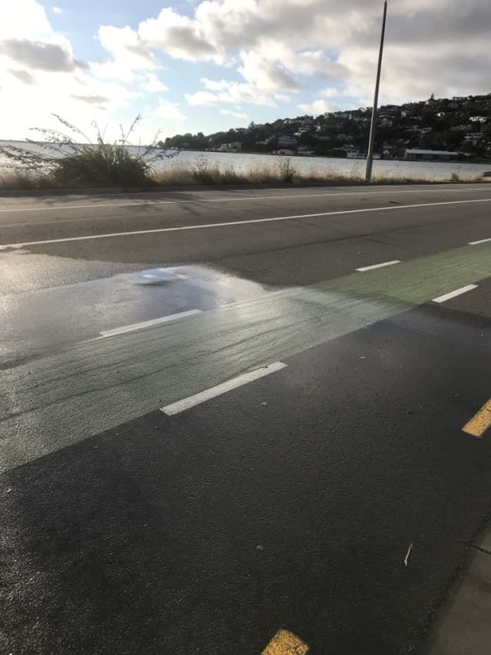 The photograph attached to this wastewater/stormwater report