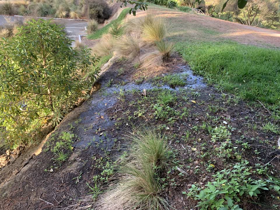 The photograph attached to this flooding report