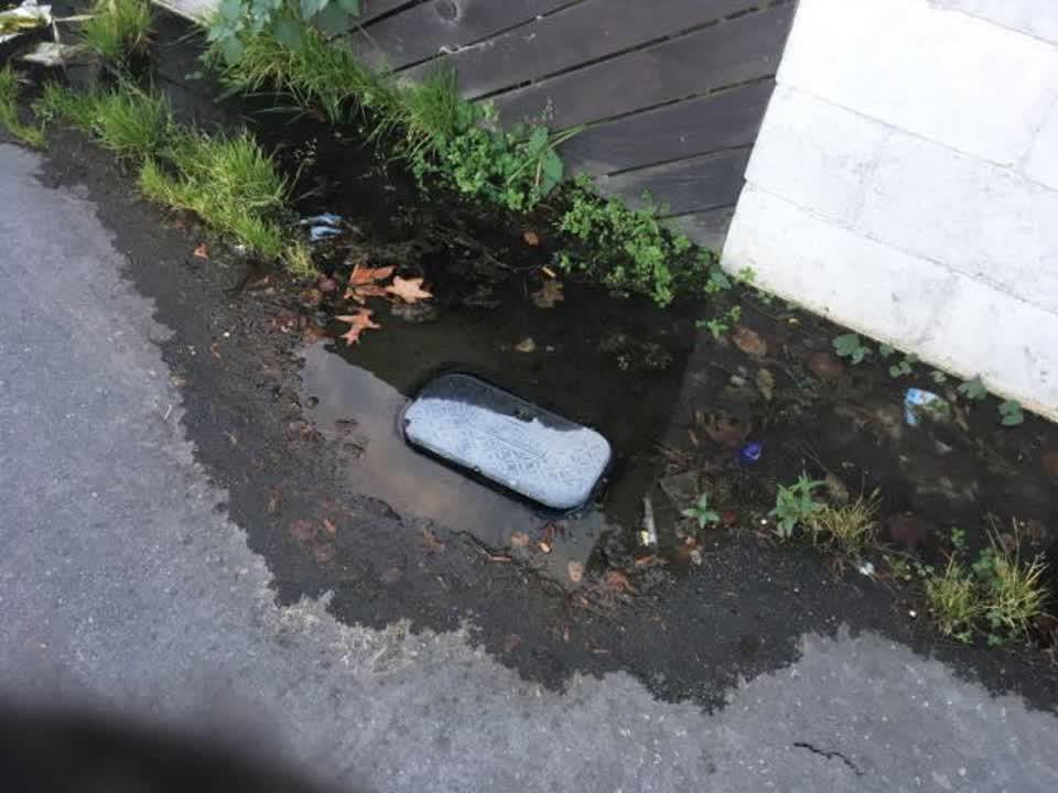 The photograph attached to this wastewater/stormwater report