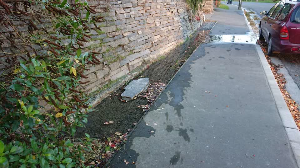 The photograph attached to this water supply report