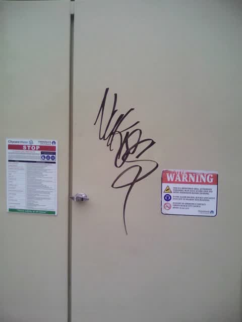 Graffiti, a report photo