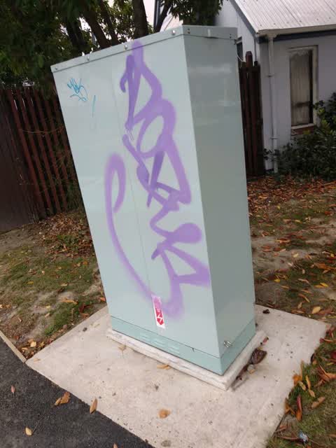 Graffiti, a report photo