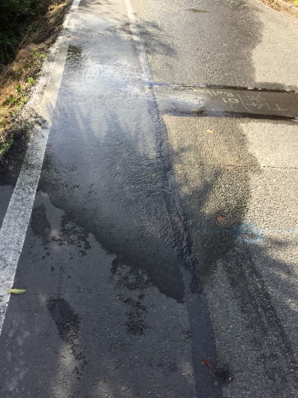 The photograph attached to this wastewater/stormwater report