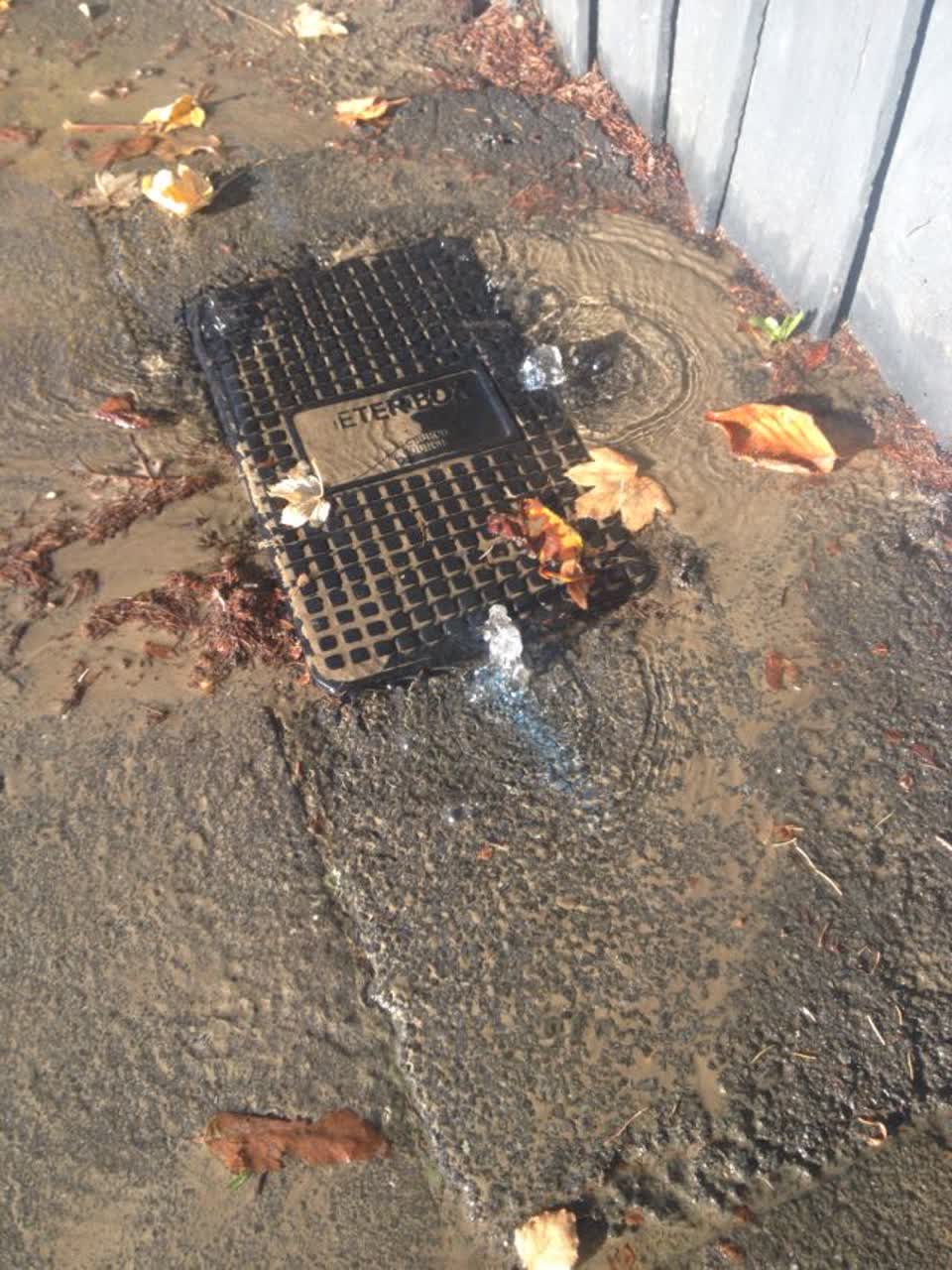 The photograph attached to this water supply report