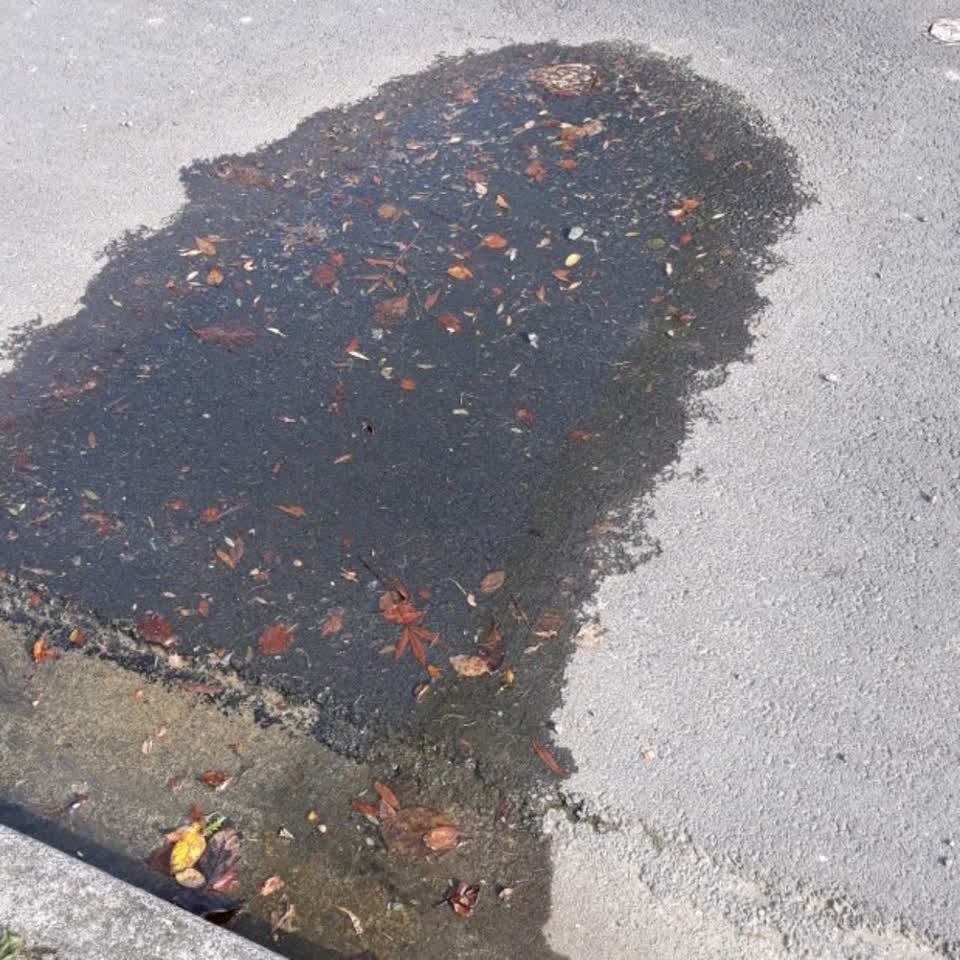 The photograph attached to this water supply report