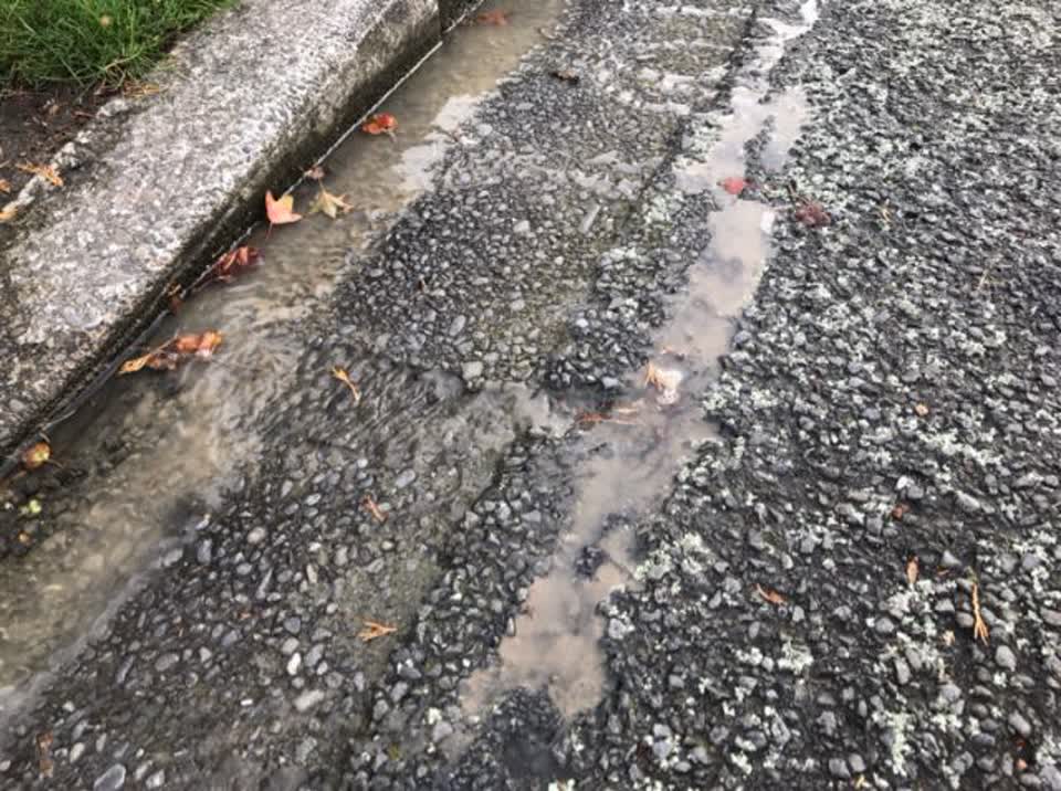 The photograph attached to this water supply report