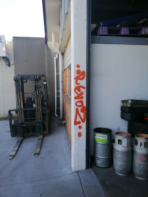 Graffiti, a report photo