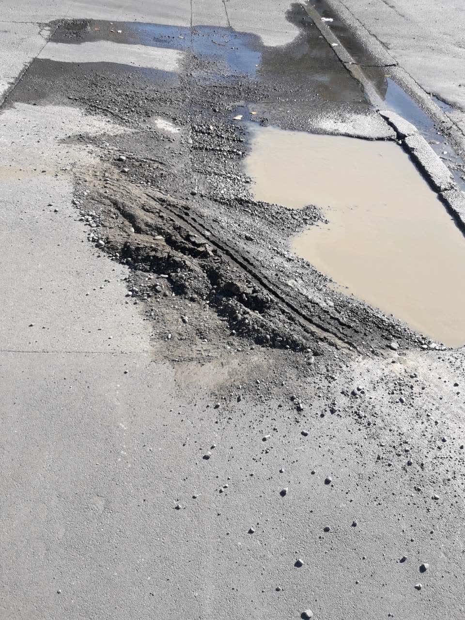 The photograph attached to this water supply report