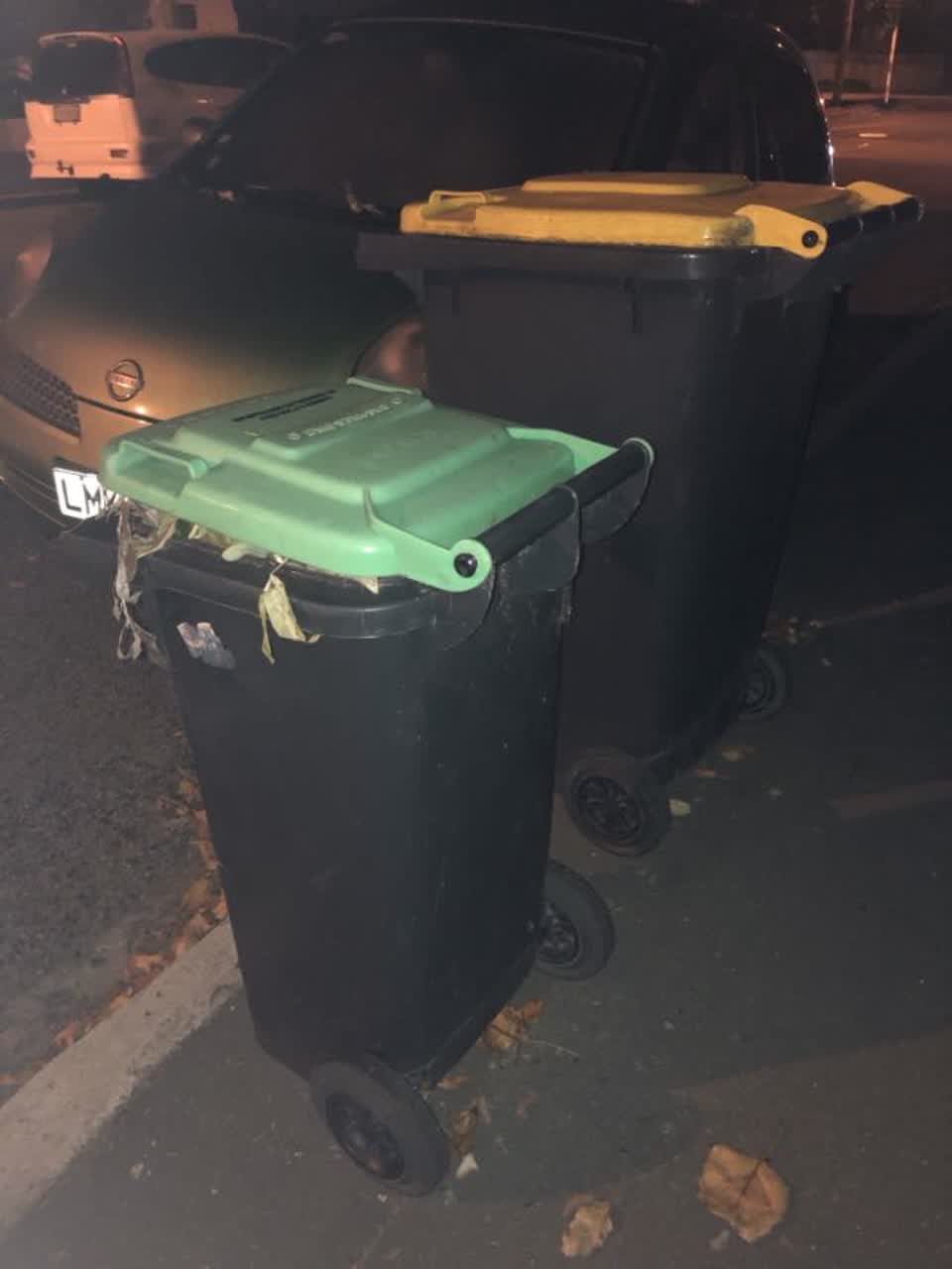 The photograph attached to this rubbish/recycling report