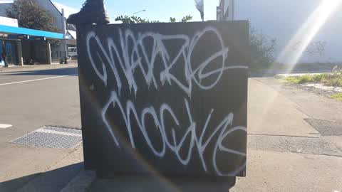 Graffiti, a report photo