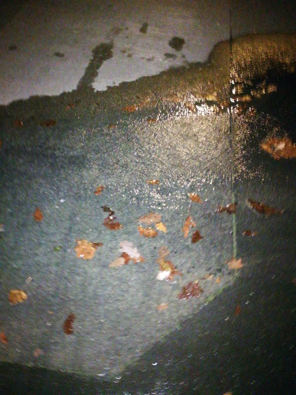 The photograph attached to this flooding report