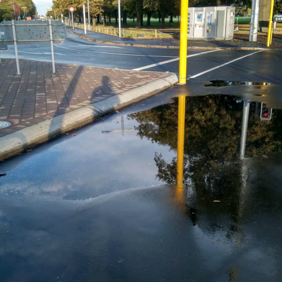 The photograph attached to this wastewater/stormwater report
