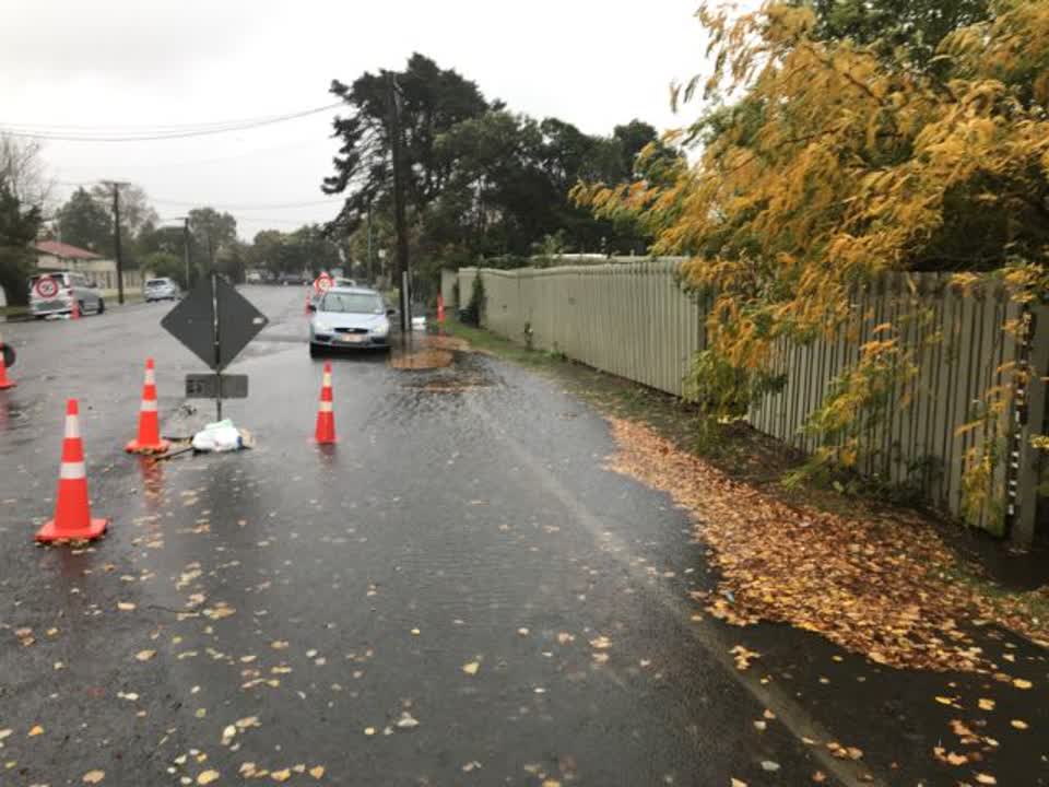The photograph attached to this wastewater/stormwater report
