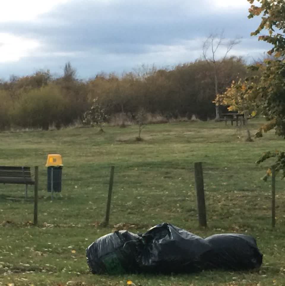 The photograph attached to this rubbish/recycling report